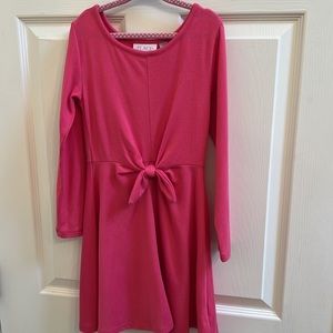 Children’s Place Pink Sweater Dress Tie Front Size 5/6